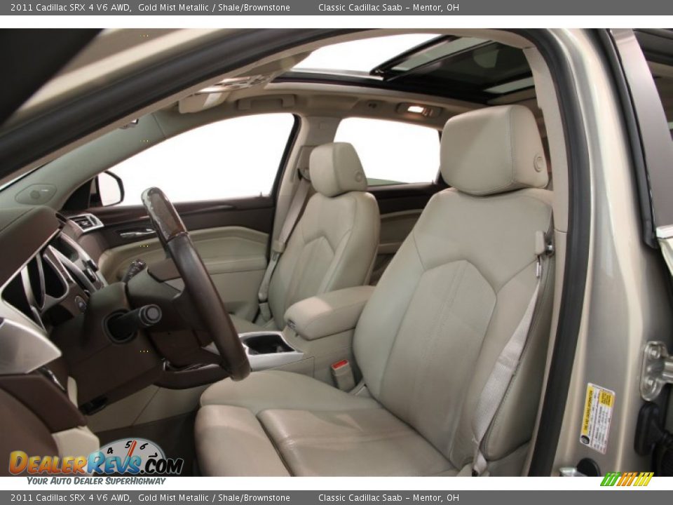 2011 Cadillac SRX 4 V6 AWD Gold Mist Metallic / Shale/Brownstone Photo #5