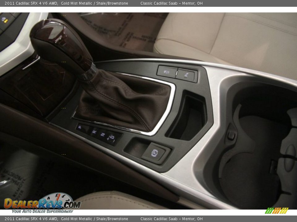 2011 Cadillac SRX 4 V6 AWD Gold Mist Metallic / Shale/Brownstone Photo #10