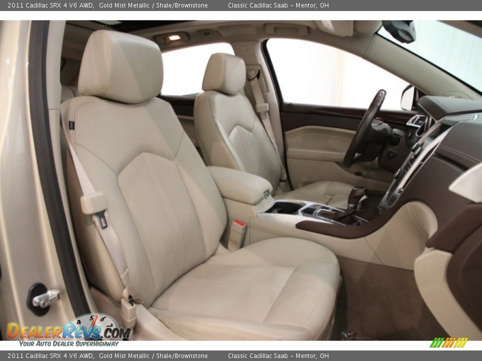 2011 Cadillac SRX 4 V6 AWD Gold Mist Metallic / Shale/Brownstone Photo #11