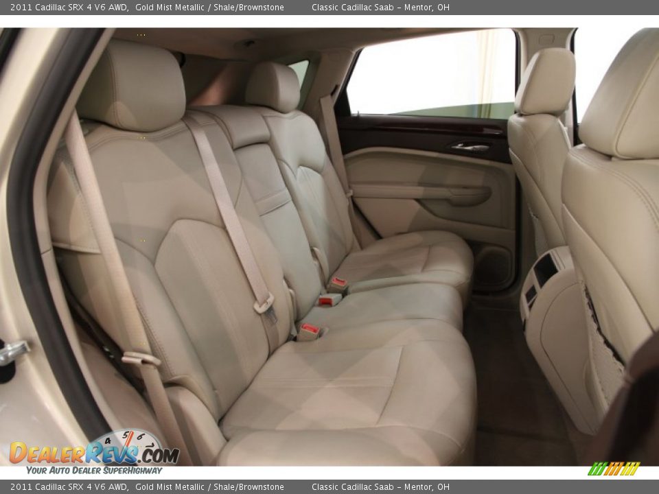 2011 Cadillac SRX 4 V6 AWD Gold Mist Metallic / Shale/Brownstone Photo #12