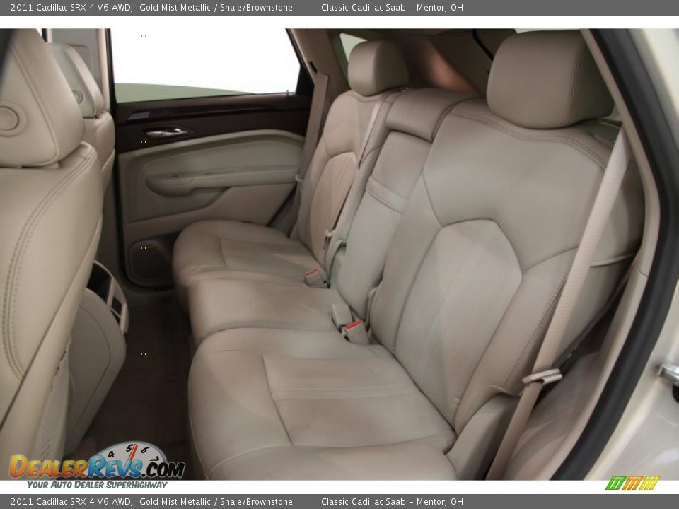2011 Cadillac SRX 4 V6 AWD Gold Mist Metallic / Shale/Brownstone Photo #13