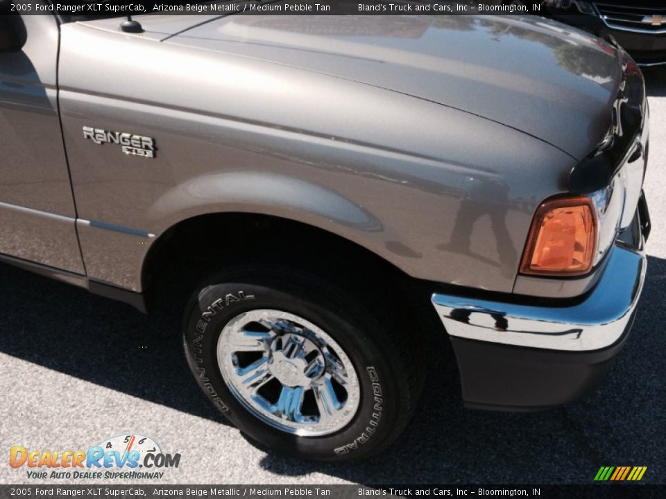 2005 Ford Ranger XLT SuperCab Arizona Beige Metallic / Medium Pebble Tan Photo #27