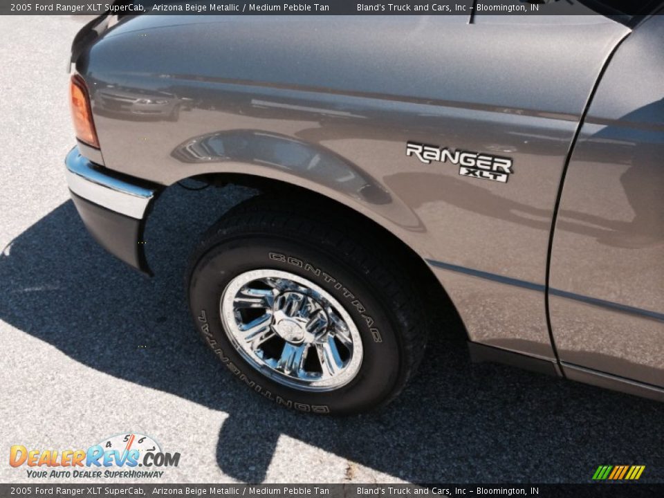 2005 Ford Ranger XLT SuperCab Arizona Beige Metallic / Medium Pebble Tan Photo #30