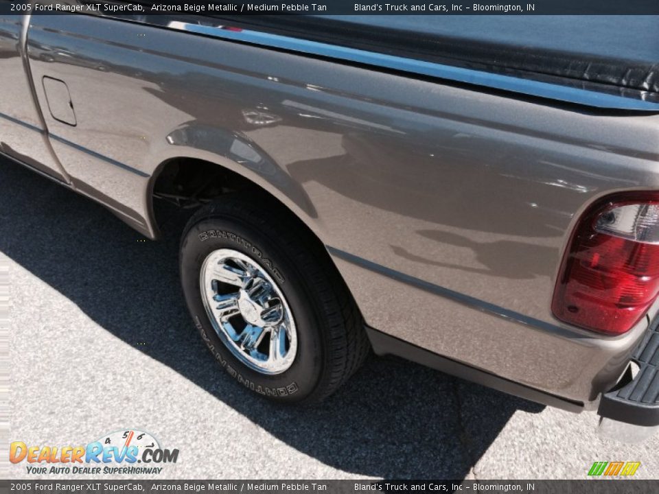 2005 Ford Ranger XLT SuperCab Arizona Beige Metallic / Medium Pebble Tan Photo #33