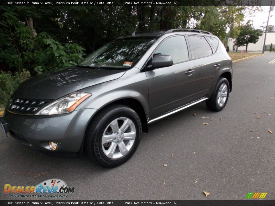 2006 Nissan Murano SL AWD Platinum Pearl Metallic / Cafe Latte Photo #1