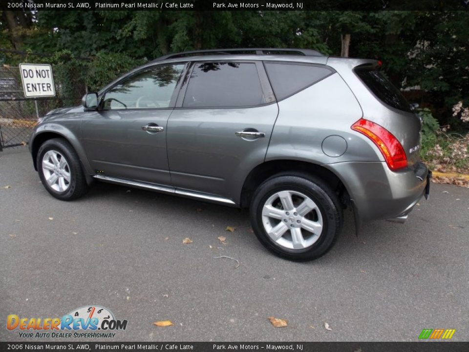 2006 Nissan Murano SL AWD Platinum Pearl Metallic / Cafe Latte Photo #3
