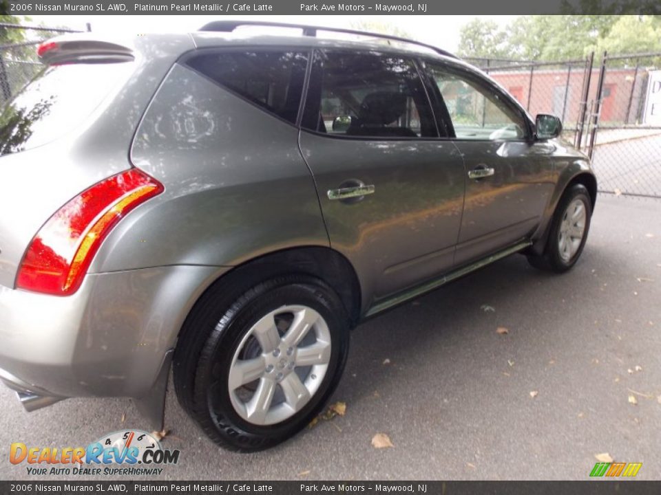 2006 Nissan Murano SL AWD Platinum Pearl Metallic / Cafe Latte Photo #5