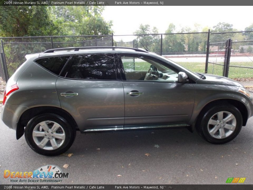2006 Nissan Murano SL AWD Platinum Pearl Metallic / Cafe Latte Photo #6