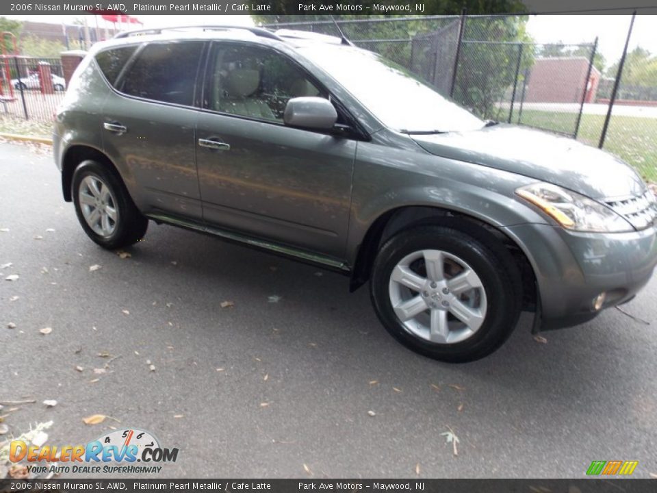 2006 Nissan Murano SL AWD Platinum Pearl Metallic / Cafe Latte Photo #7