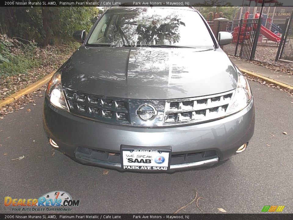2006 Nissan Murano SL AWD Platinum Pearl Metallic / Cafe Latte Photo #8