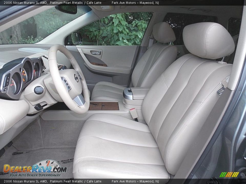 2006 Nissan Murano SL AWD Platinum Pearl Metallic / Cafe Latte Photo #9