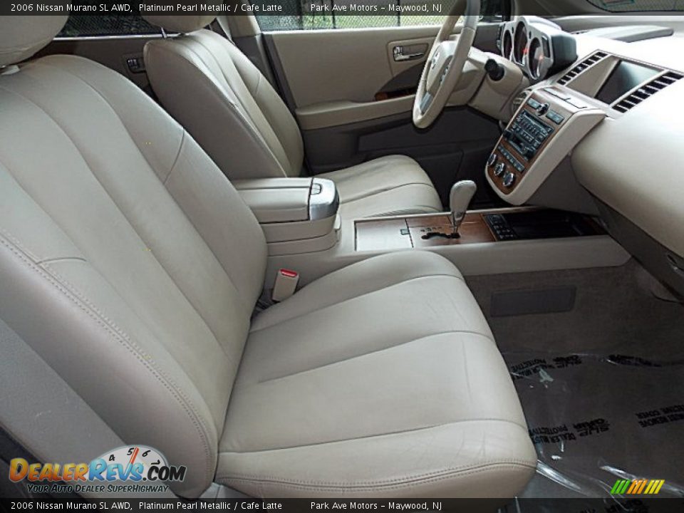 2006 Nissan Murano SL AWD Platinum Pearl Metallic / Cafe Latte Photo #12