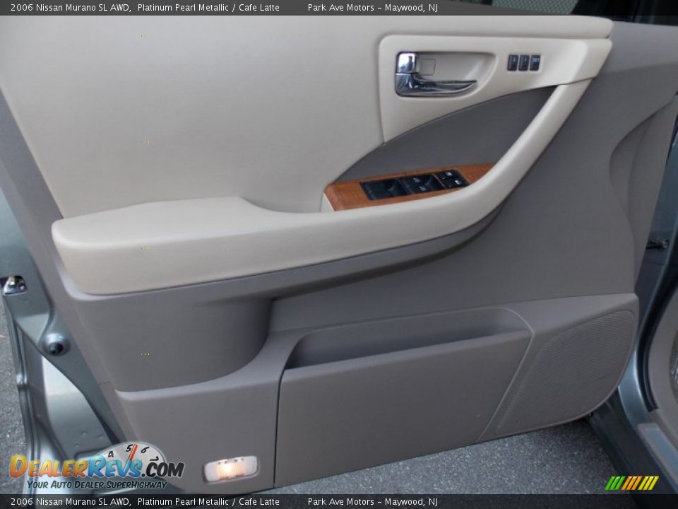 2006 Nissan Murano SL AWD Platinum Pearl Metallic / Cafe Latte Photo #13