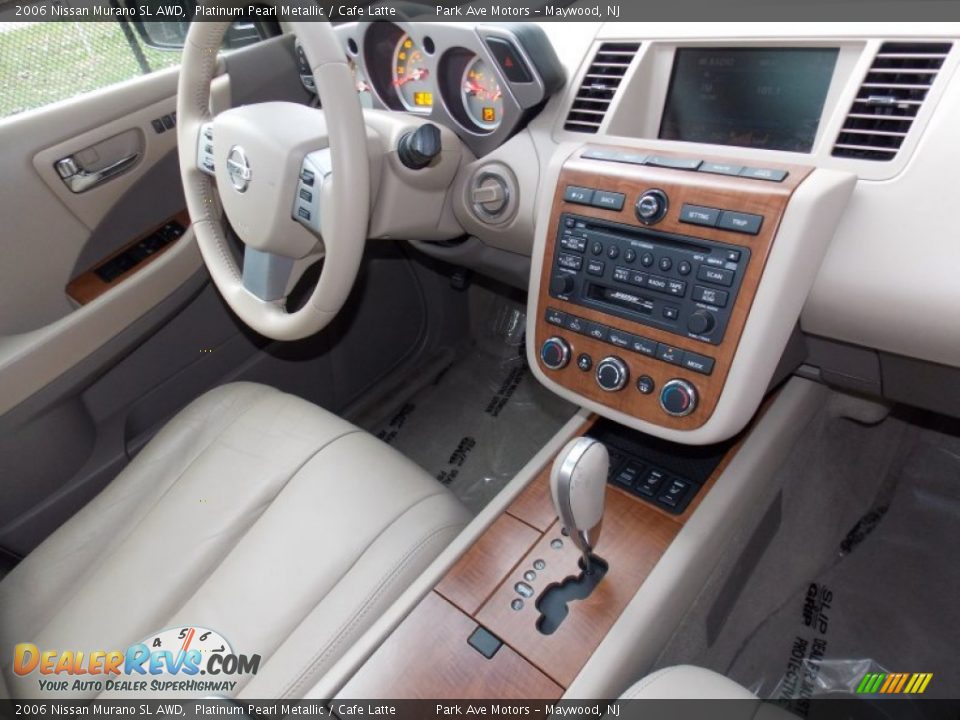 2006 Nissan Murano SL AWD Platinum Pearl Metallic / Cafe Latte Photo #14