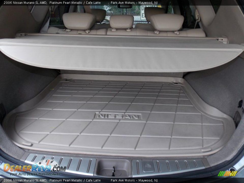 2006 Nissan Murano SL AWD Platinum Pearl Metallic / Cafe Latte Photo #17