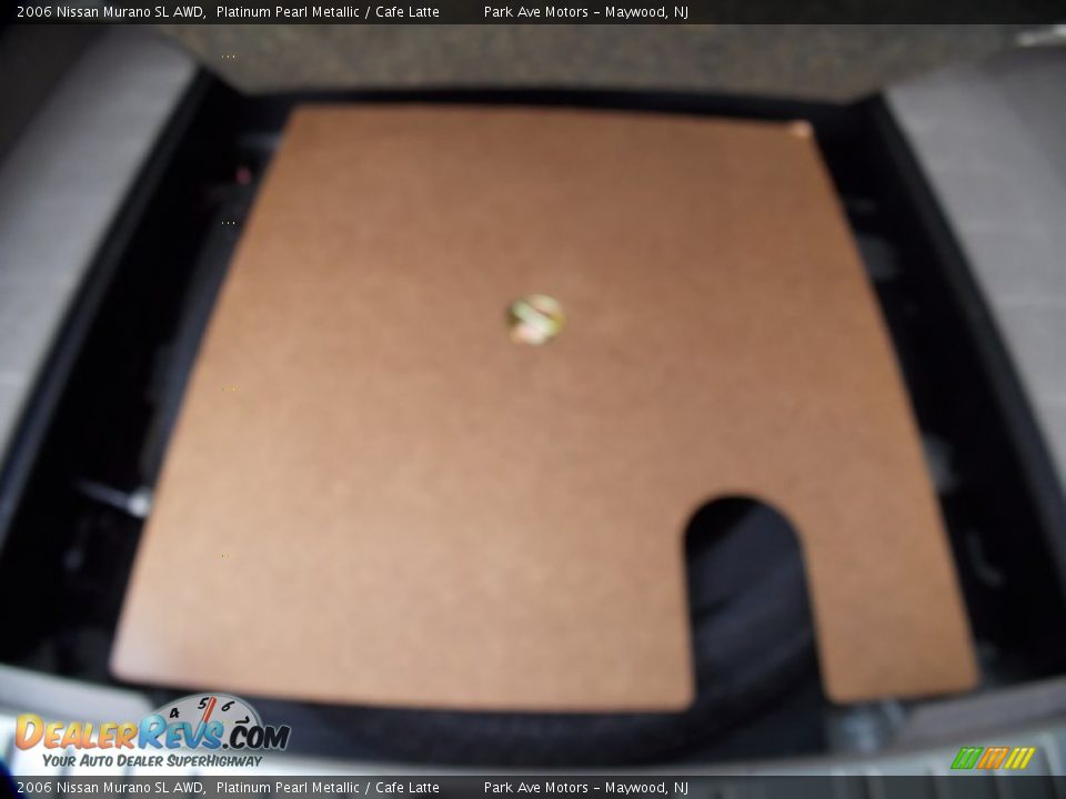 2006 Nissan Murano SL AWD Platinum Pearl Metallic / Cafe Latte Photo #19