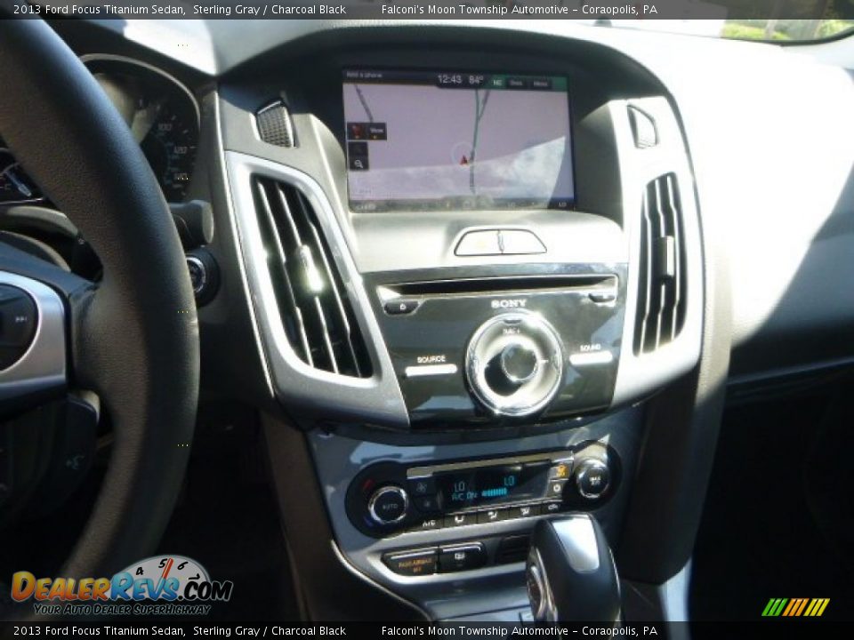2013 Ford Focus Titanium Sedan Sterling Gray / Charcoal Black Photo #22