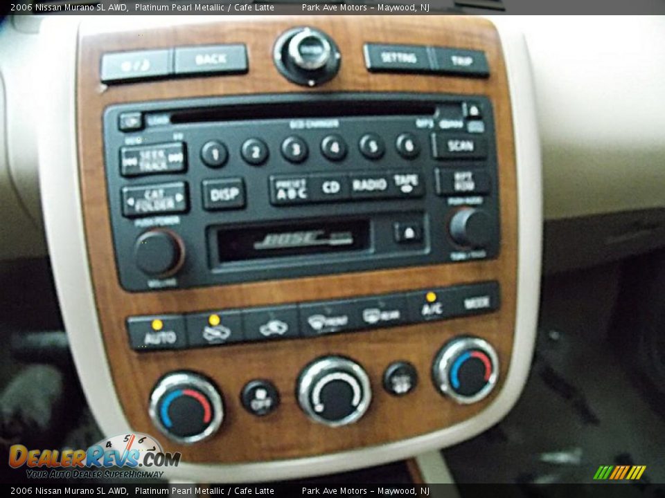 2006 Nissan Murano SL AWD Platinum Pearl Metallic / Cafe Latte Photo #21