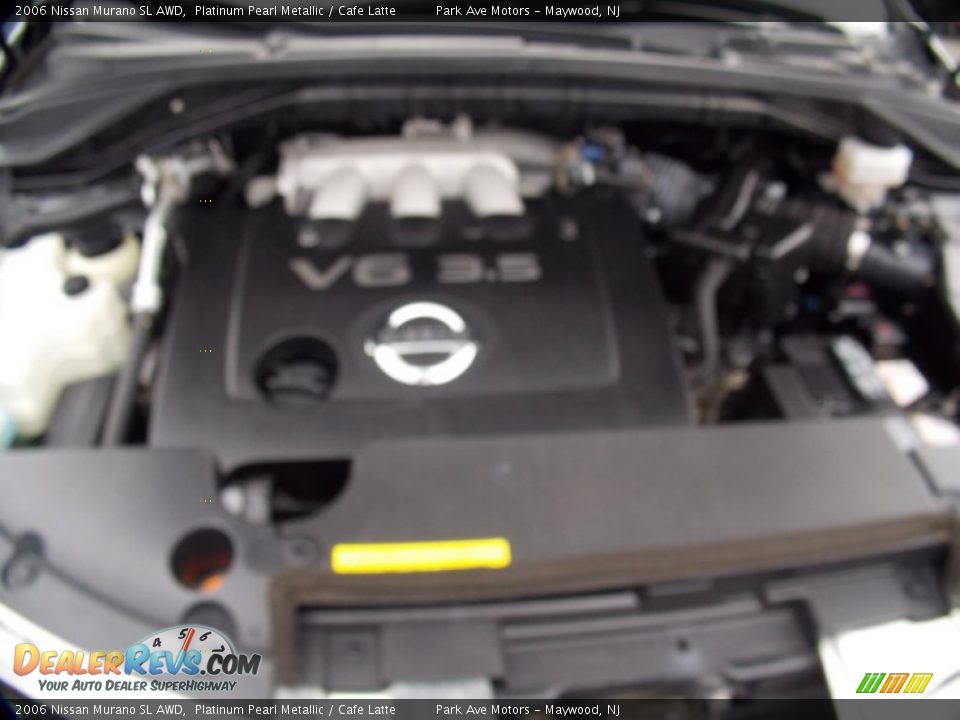 2006 Nissan Murano SL AWD Platinum Pearl Metallic / Cafe Latte Photo #26