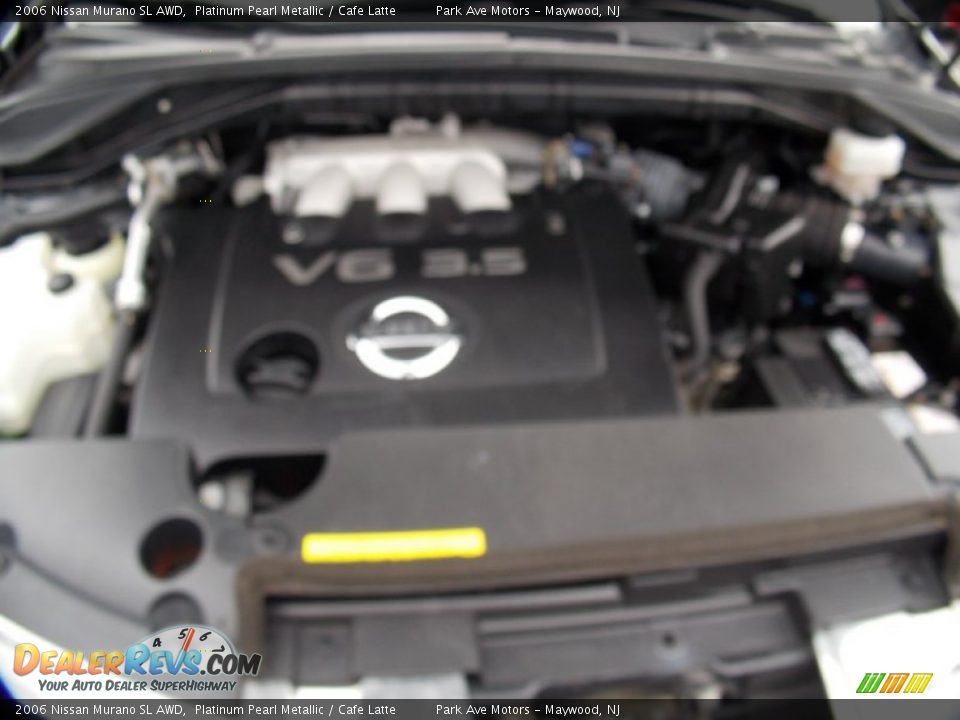 2006 Nissan Murano SL AWD Platinum Pearl Metallic / Cafe Latte Photo #27
