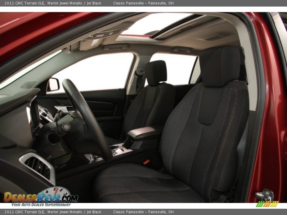 2011 GMC Terrain SLE Merlot Jewel Metallic / Jet Black Photo #5