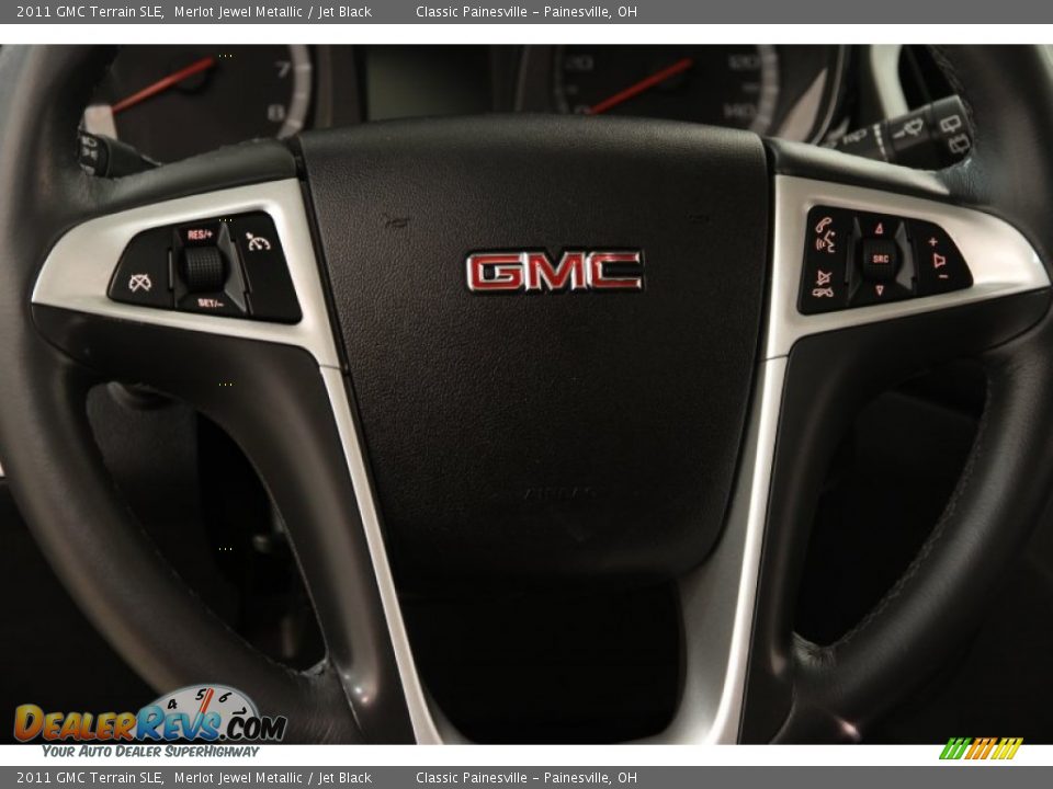 2011 GMC Terrain SLE Merlot Jewel Metallic / Jet Black Photo #6
