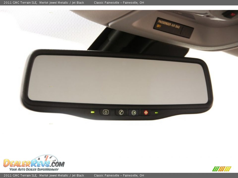 2011 GMC Terrain SLE Merlot Jewel Metallic / Jet Black Photo #8