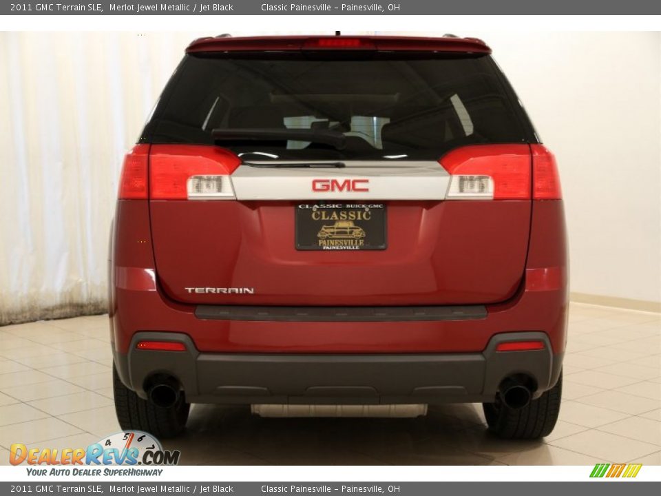 2011 GMC Terrain SLE Merlot Jewel Metallic / Jet Black Photo #14