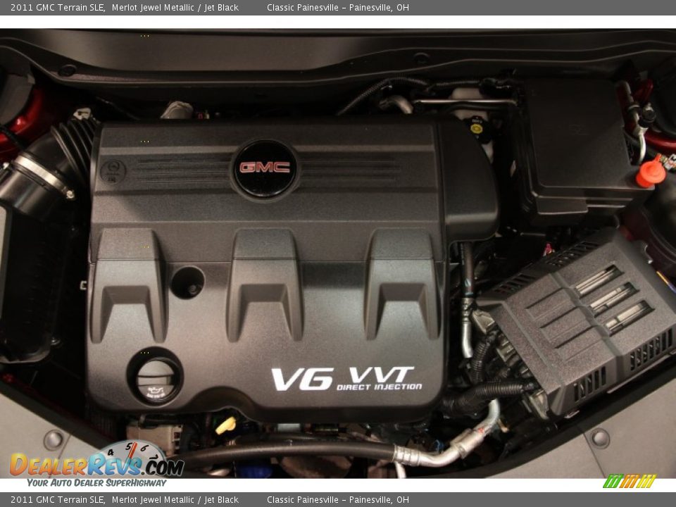 2011 GMC Terrain SLE Merlot Jewel Metallic / Jet Black Photo #15