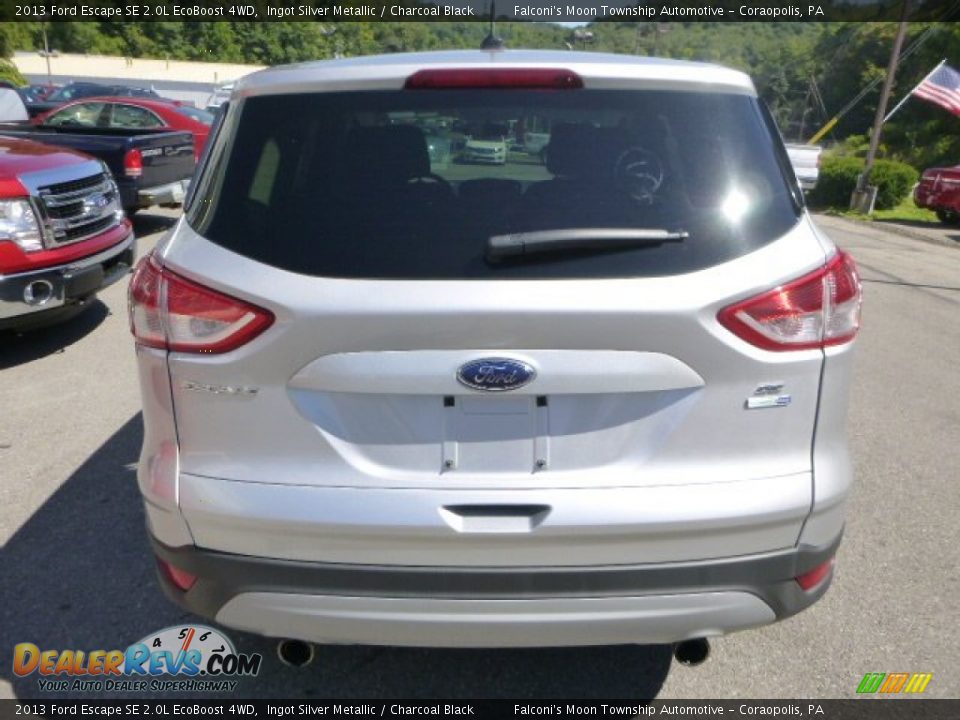 2013 Ford Escape SE 2.0L EcoBoost 4WD Ingot Silver Metallic / Charcoal Black Photo #3