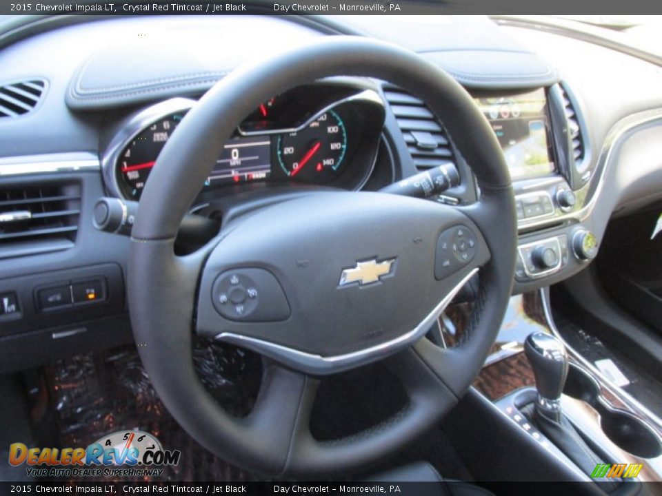 2015 Chevrolet Impala LT Crystal Red Tintcoat / Jet Black Photo #14