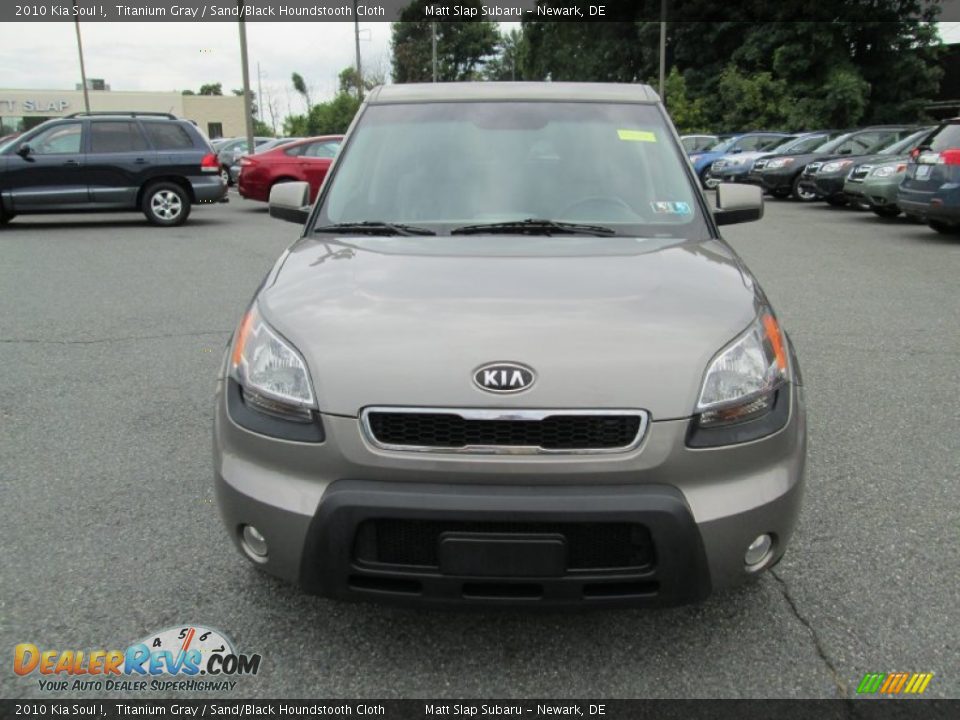2010 Kia Soul ! Titanium Gray / Sand/Black Houndstooth Cloth Photo #3