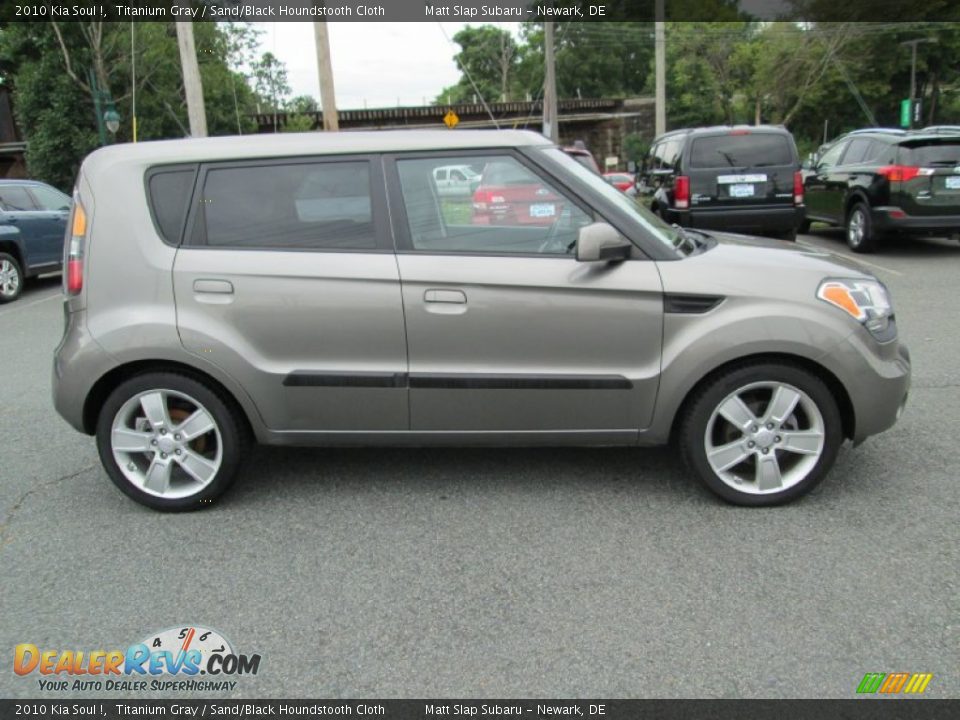 2010 Kia Soul ! Titanium Gray / Sand/Black Houndstooth Cloth Photo #5