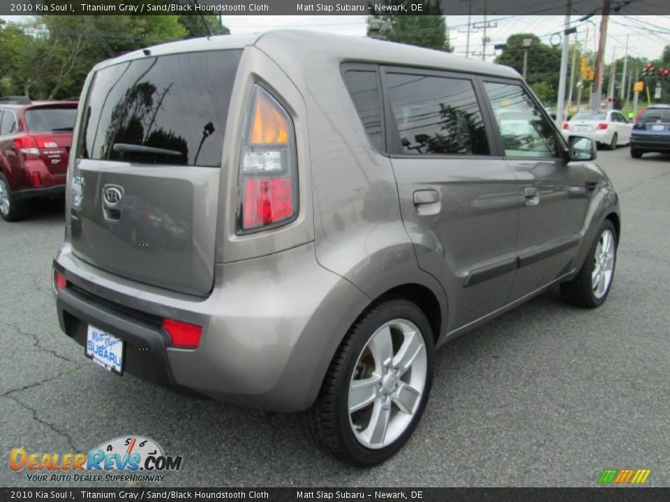 2010 Kia Soul ! Titanium Gray / Sand/Black Houndstooth Cloth Photo #6
