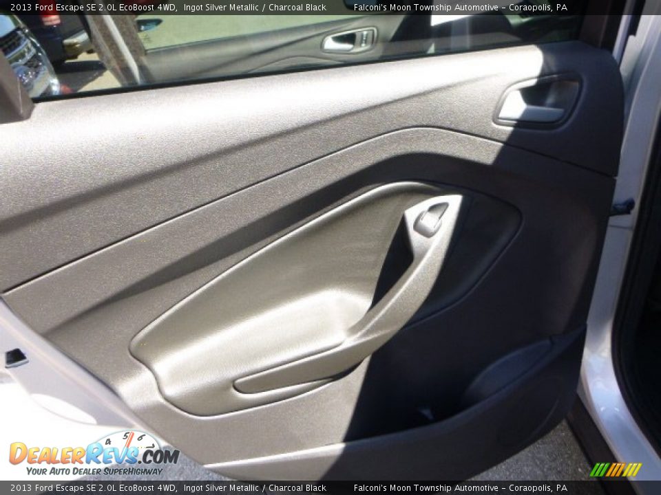 2013 Ford Escape SE 2.0L EcoBoost 4WD Ingot Silver Metallic / Charcoal Black Photo #18