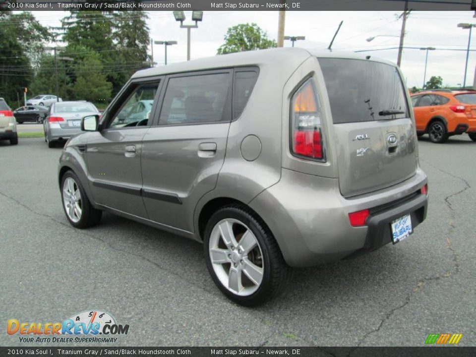 2010 Kia Soul ! Titanium Gray / Sand/Black Houndstooth Cloth Photo #8