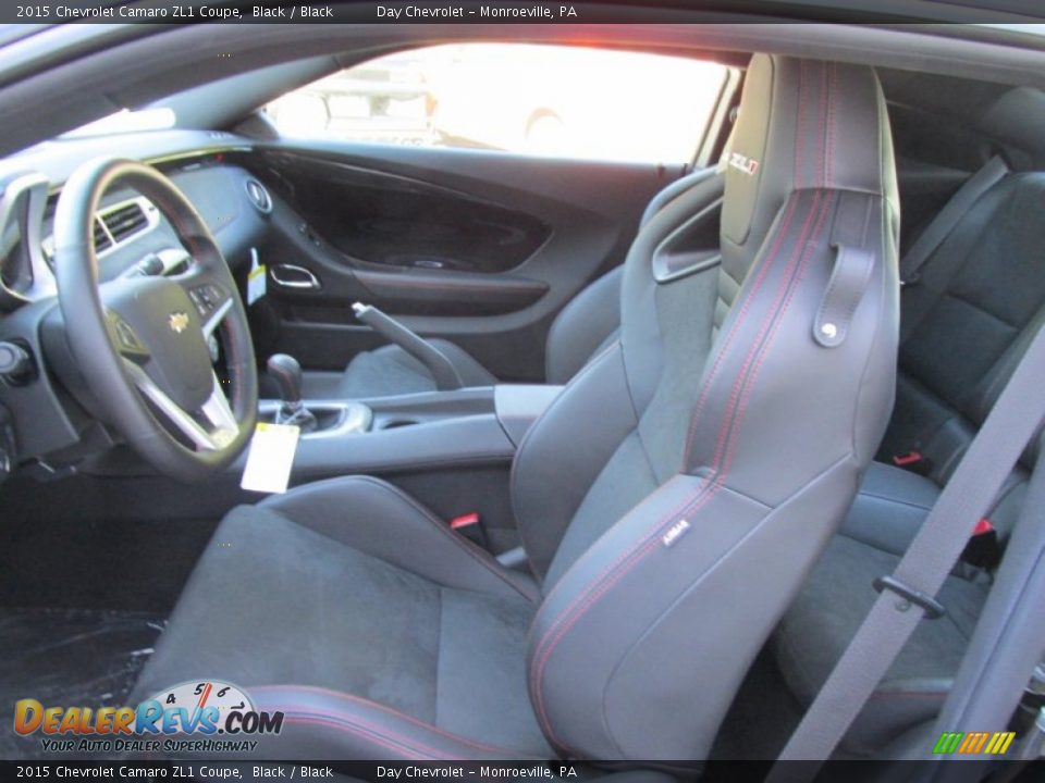 Front Seat of 2015 Chevrolet Camaro ZL1 Coupe Photo #13
