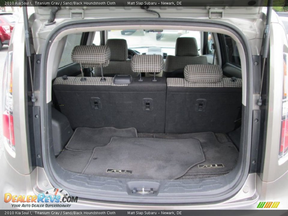 2010 Kia Soul ! Titanium Gray / Sand/Black Houndstooth Cloth Photo #19
