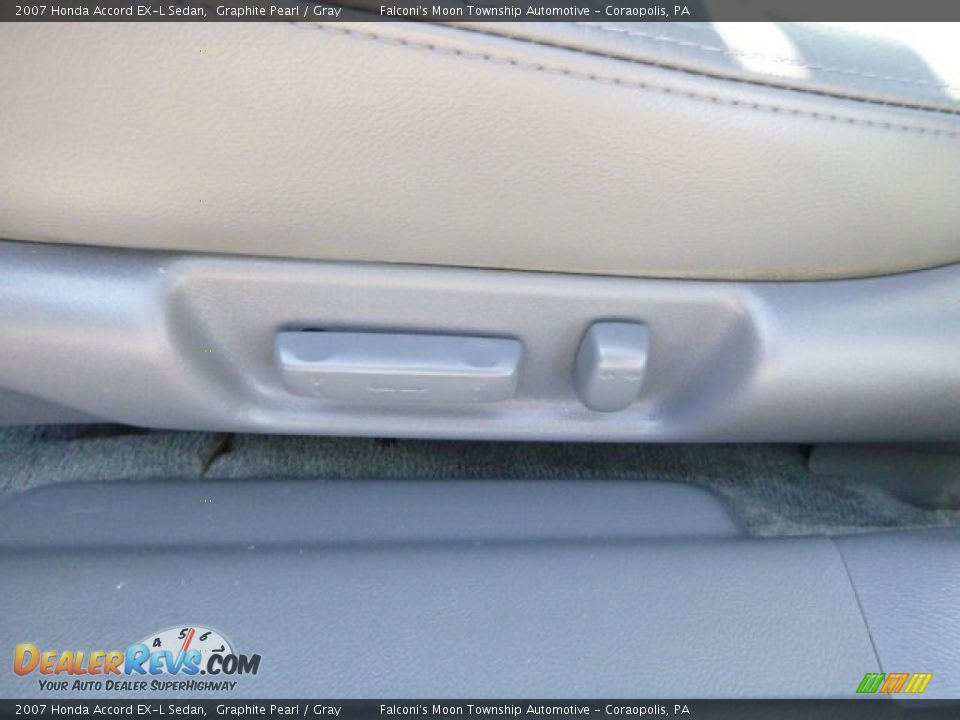 2007 Honda Accord EX-L Sedan Graphite Pearl / Gray Photo #20