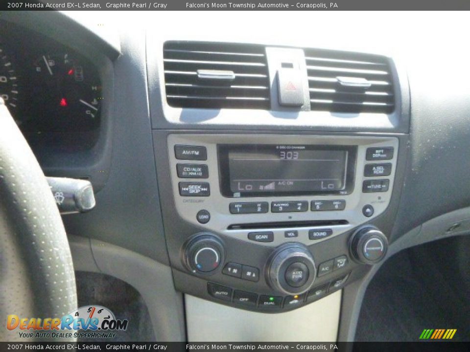 2007 Honda Accord EX-L Sedan Graphite Pearl / Gray Photo #23