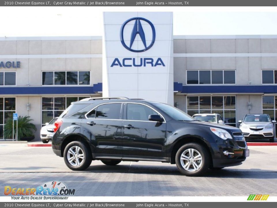 2010 Chevrolet Equinox LT Cyber Gray Metallic / Jet Black/Brownstone Photo #1