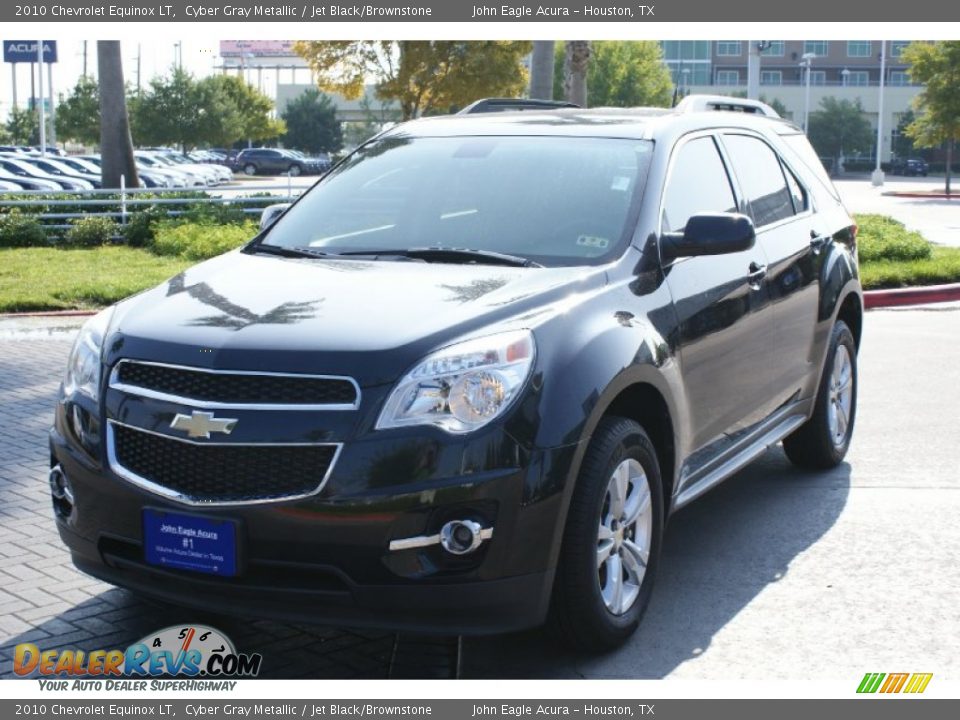 2010 Chevrolet Equinox LT Cyber Gray Metallic / Jet Black/Brownstone Photo #2