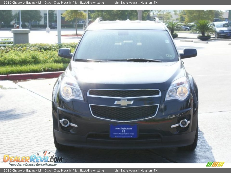 2010 Chevrolet Equinox LT Cyber Gray Metallic / Jet Black/Brownstone Photo #4