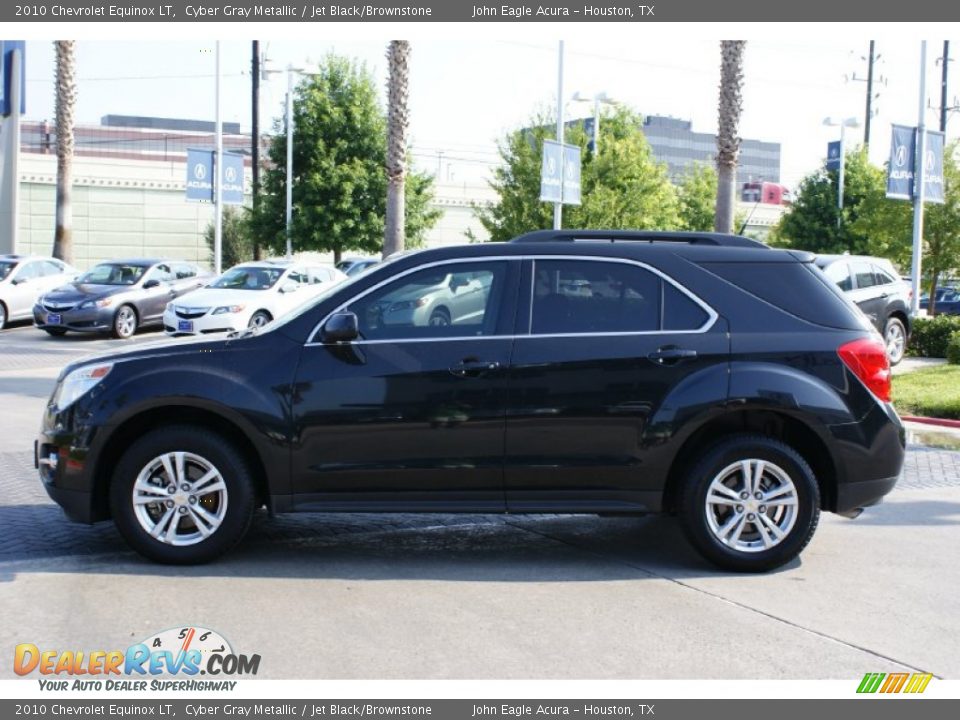 2010 Chevrolet Equinox LT Cyber Gray Metallic / Jet Black/Brownstone Photo #6