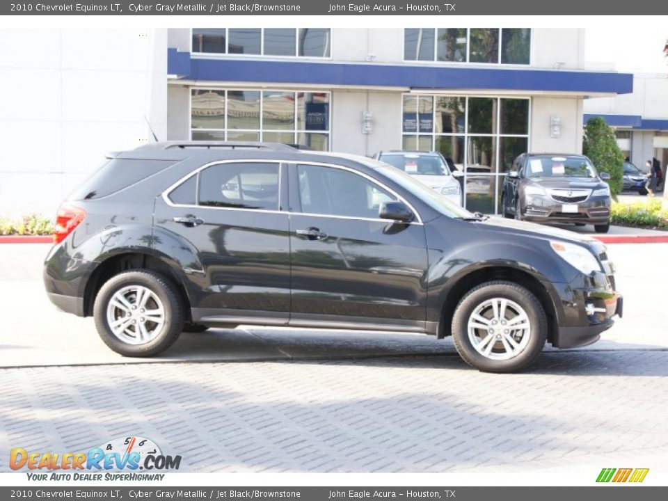 2010 Chevrolet Equinox LT Cyber Gray Metallic / Jet Black/Brownstone Photo #7
