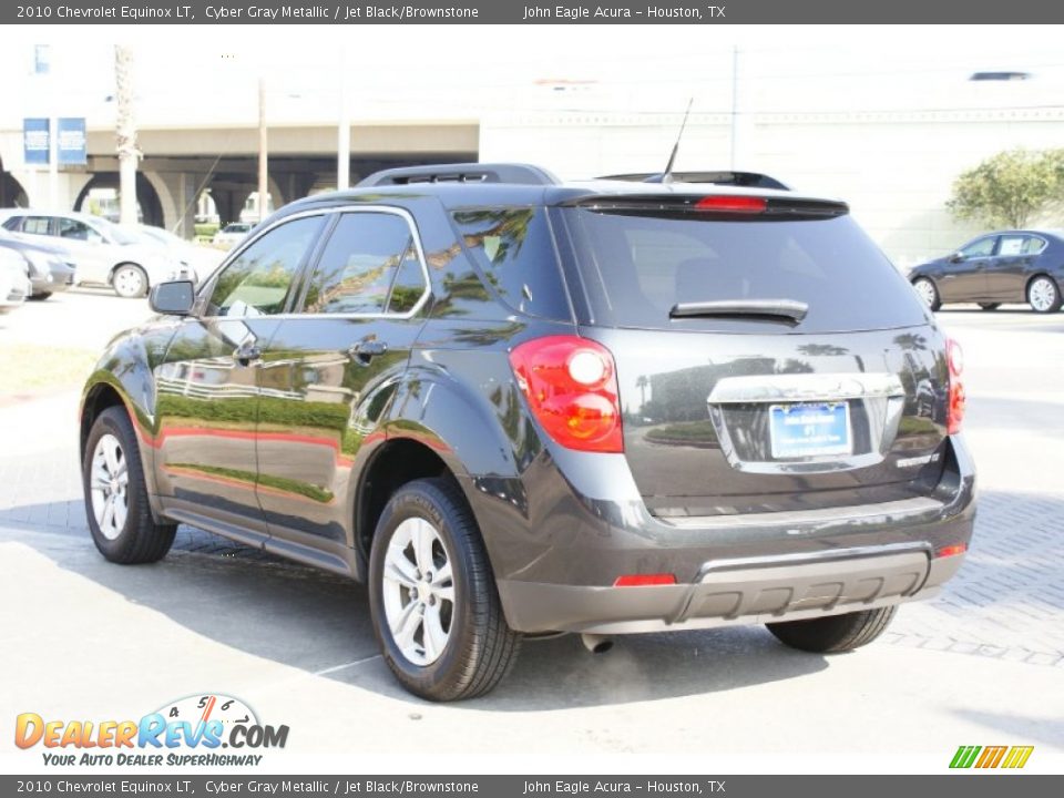2010 Chevrolet Equinox LT Cyber Gray Metallic / Jet Black/Brownstone Photo #8