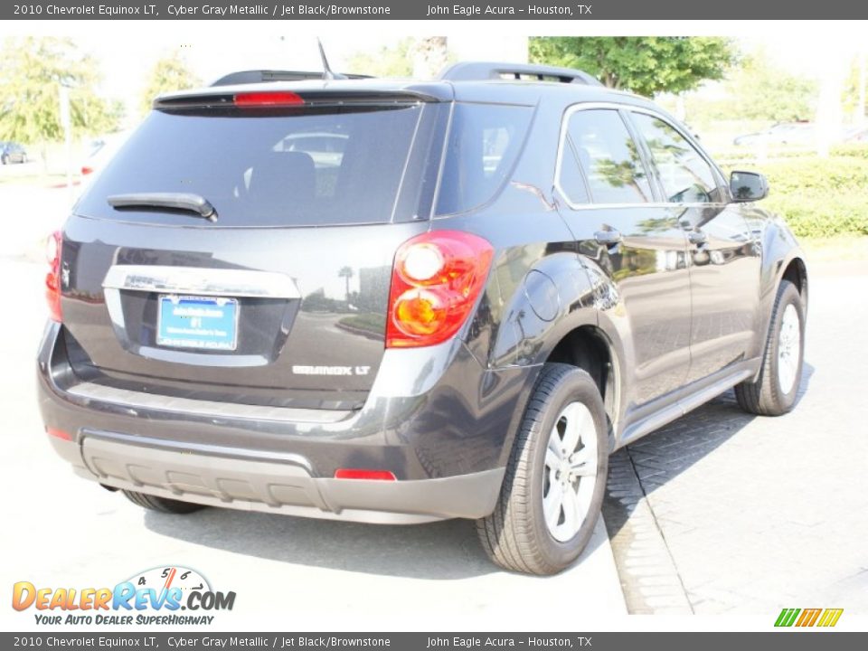 2010 Chevrolet Equinox LT Cyber Gray Metallic / Jet Black/Brownstone Photo #9