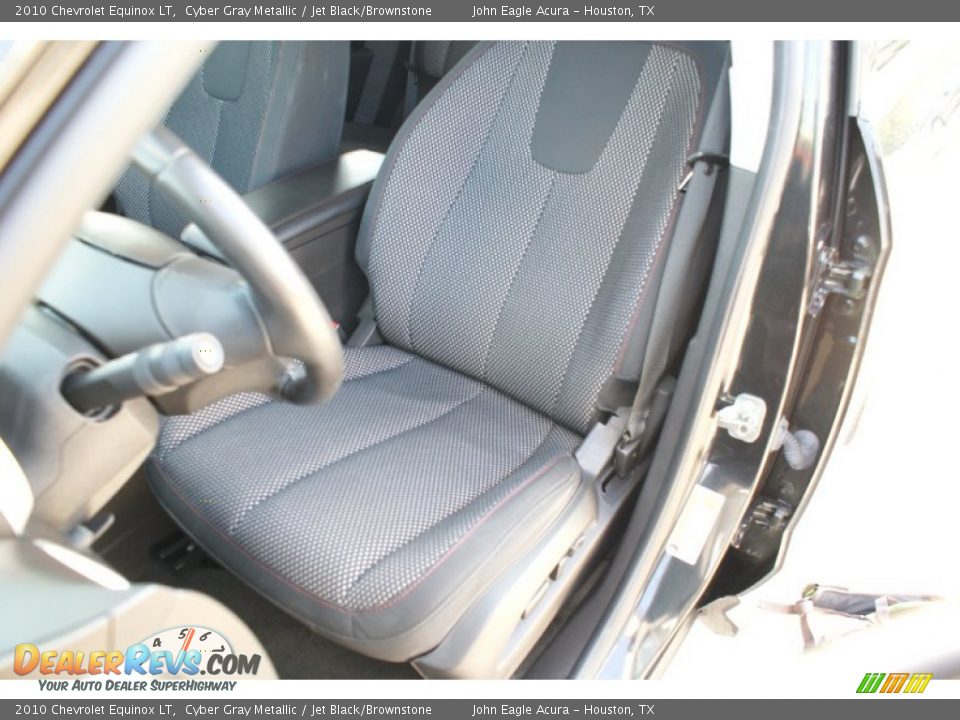 2010 Chevrolet Equinox LT Cyber Gray Metallic / Jet Black/Brownstone Photo #13