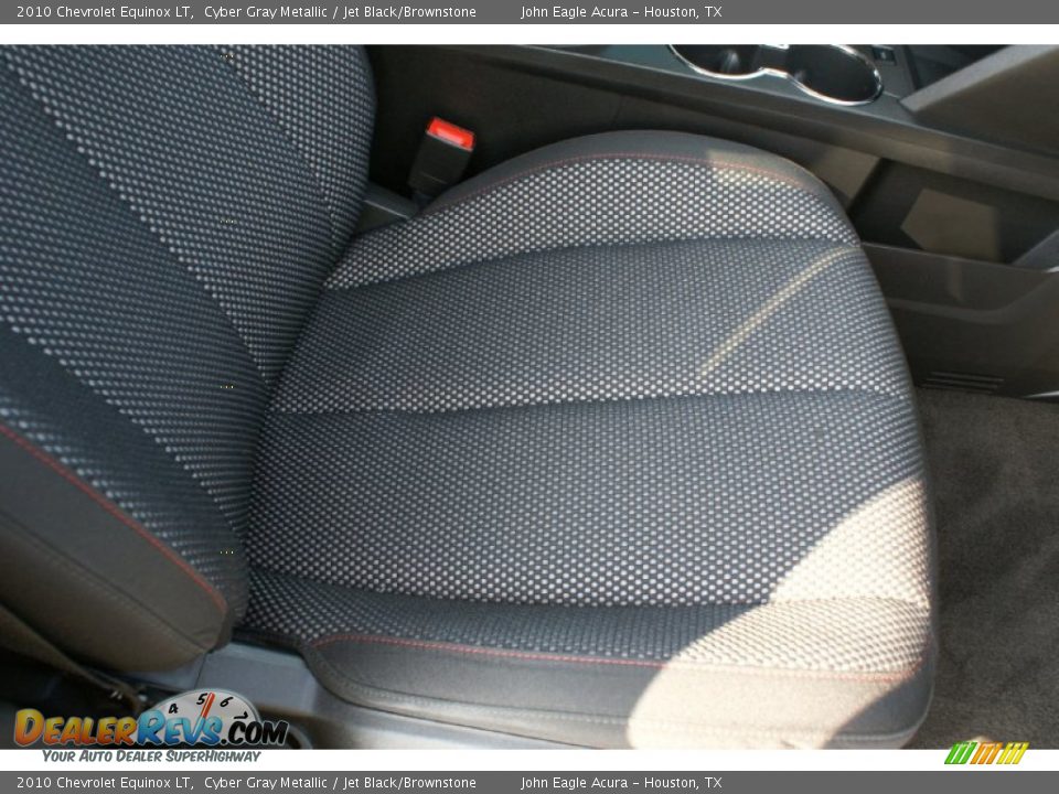 2010 Chevrolet Equinox LT Cyber Gray Metallic / Jet Black/Brownstone Photo #21