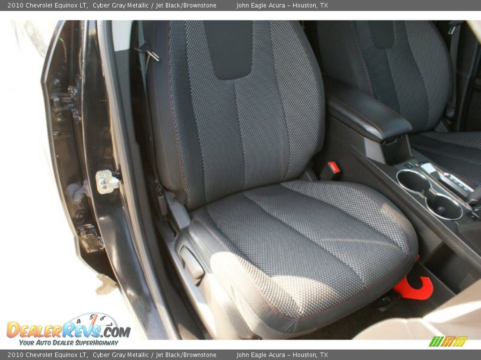2010 Chevrolet Equinox LT Cyber Gray Metallic / Jet Black/Brownstone Photo #22